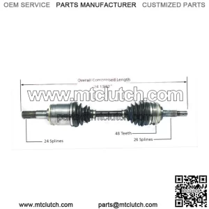TO-8167 CV Axle Shaft for Constant Velocity vv (For: Toyota)