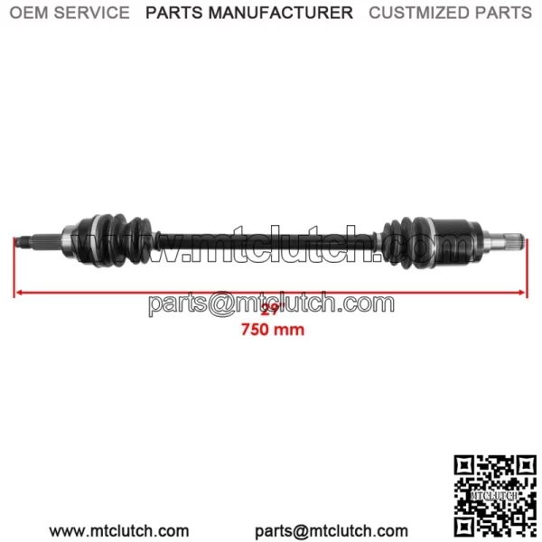 Front Left and Right CV Joint Axle Shaft fits Honda Pioneer 700 SXS700 2014-2022 - Image 2