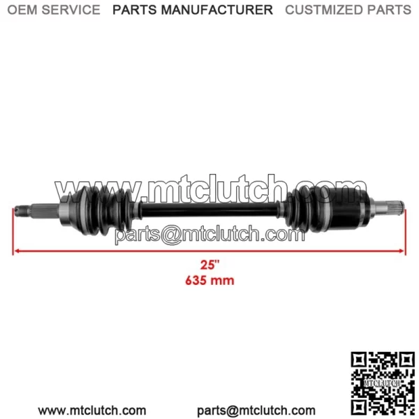 Front Left and Right CV Joint Axle Shaft fits Honda Pioneer 700 SXS700 2014-2022 - Image 4