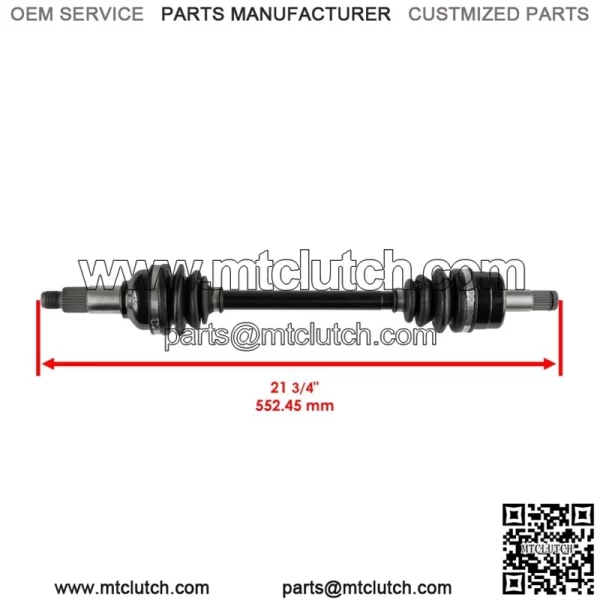 Front Left And Right CV Joint Axles for Yamaha Grizzly 700 YFM700 4WD 2014-2020 - Image 2