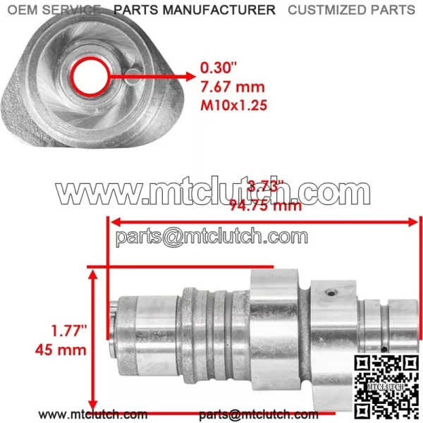 for Kawasaki Bayou 300 KLF300 B C 89-05 Camshaft w/Bearing 12044-1339 12044-1224 - Image 2