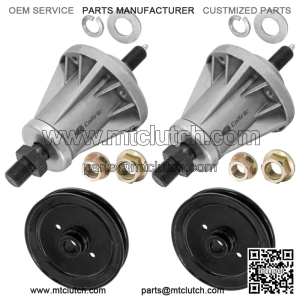 Deck Spindle & Pulley for Toro 05-36MR03 05-36MR04 36" / 05-37SC01 05-37SC02 37"