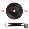 42" Deck Spindle & Pulley for Cub Cadet LT1018 13AB11CG710 13AX11CG710 618-3129 - Image 3