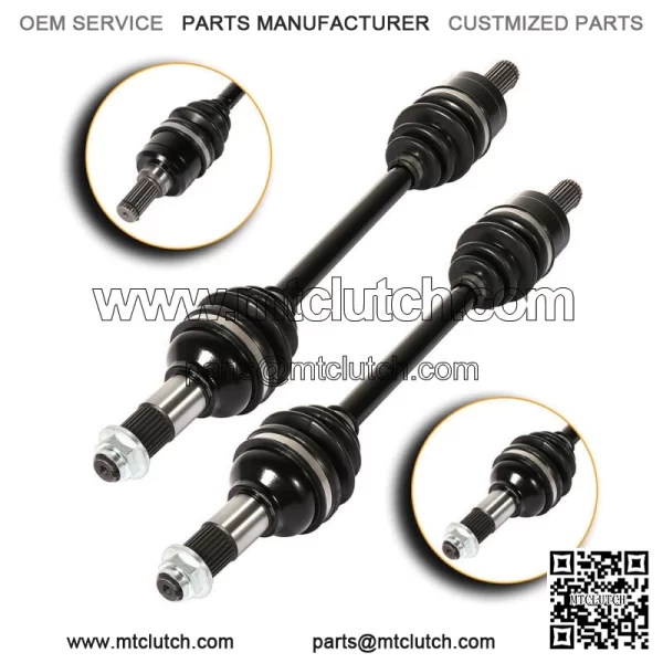 Pair For Yamaha Grizzly 700 2007-2013 Grizzly 550 CV Axle Shaft Rear Left Right (For: Yamaha)