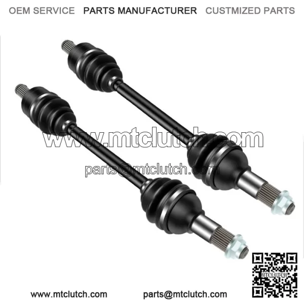 Pair CV Axle Drive Shaft For Yamaha Grizzly 700 2014-2019 Rear Driver Passenger (For: Yamaha)