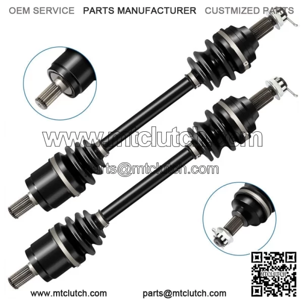 Pair CV Axle Shaft Rear Left Right For Honda Foreman Rubicon 500 2015-2017 4x4 (For: Honda)