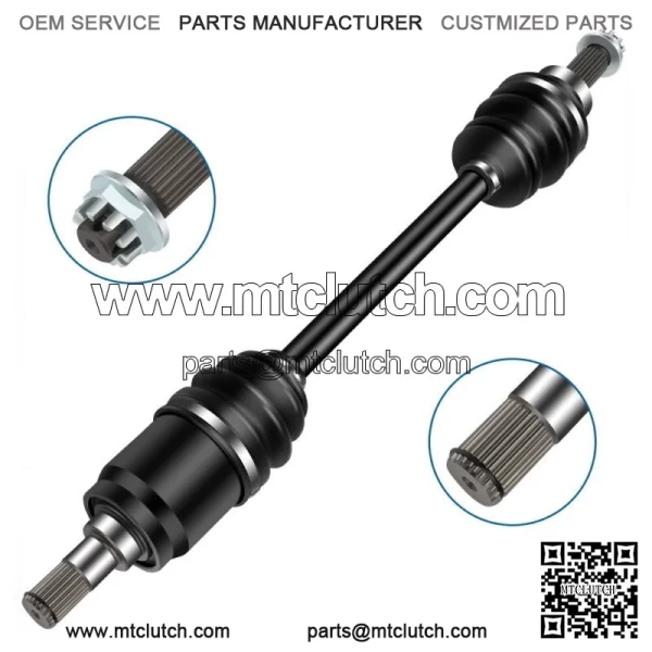 For 2014-2019 Honda Pioneer 700 SXS700M2 Front Right CV Joint Axle Shaft Black (For: Honda)