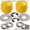 10pc Front Wheel Hardware Kit replaces John Deere D100 D105 D110 D120 D130 D140 D150 D160 X110 X120 X125 X140 X145 X165 X300 X304 X305 X310 X320 X324 X340 LT133 LT150 LT155 LT166 LT170 LT180