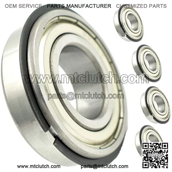 4 Pack Front Wheel Bearings John Deere Gator CS, CX, TE, TH, 6x4, E-Gator w/Steel Seals 25mm - Compatible with John Deere