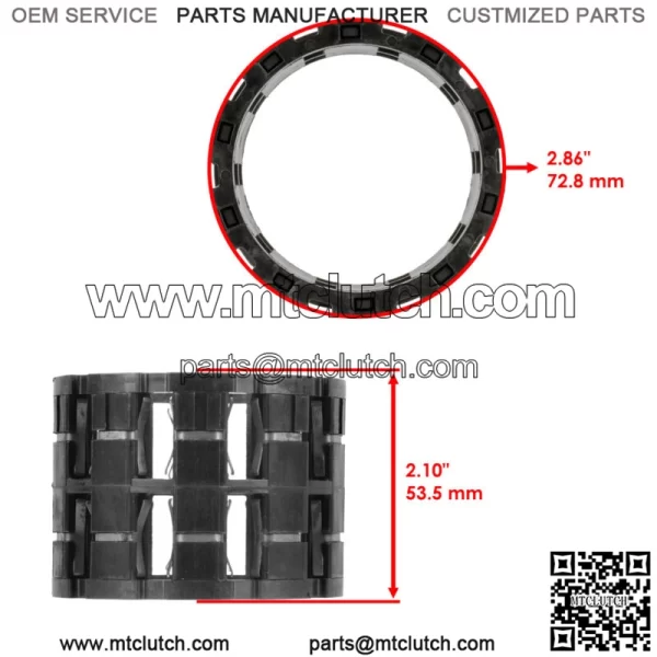 Front Differential Roller Cage for Polaris Sportsman 800 2007-2010 2012-2014 For: Polaris Sportsman 800 - Image 2