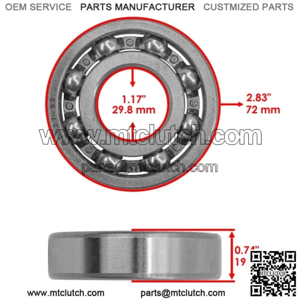 3233714 Gearcase  Bearing For Polaris ATV 1999-2021 For: Polaris Sportsman 570 - Image 2