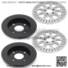 Cast Iron Front Rear Brake Disc Rotor Set for Harley TRIKE FLHTCUTG Glide Ultra Classic Trike 2009-2013