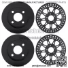 Cast Iron Front Rear Brake Disc Rotor Set for Harley TRIKE FLHTCUTG Glide Ultra Classic Trike 2009-2013 - Image 4