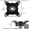 Front R Brake Caliper & Disc w/ Hub For Polaris Ranger 400 MD 2013 For: Polaris Sportsman 570 - Image 3
