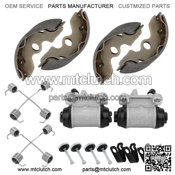 Front Brake Wheel Cylinder & Shoes Pins for Honda TRX300 2x4 FourTrax 300 93-00 For: Honda - Image 3