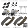 Front Brake Wheel Cylinder & Shoes Pins for Honda TRX300 2x4 FourTrax 300 93-00 For: Honda - Image 4