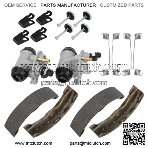 Front Brake Wheel Cylinder & Shoes Pins for Honda TRX300 2x4 FourTrax 300 93-00 For: Honda - Image 4