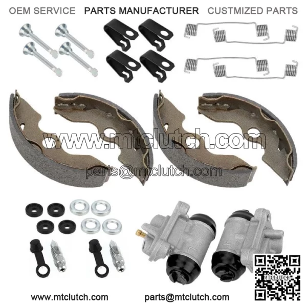 Front Brake Wheel Cylinder & Shoes Pins for Honda TRX300 2x4 FourTrax 300 93-00 For: Honda - Image 5