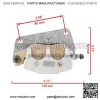Front Right Brake Caliper w/ Pads for Yamaha Raptor 700 700R YFM700R 2006 - 2023 (For: Yamaha Raptor 700) - Image 2
