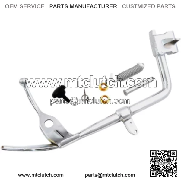 Chrome Replacement Complete Jiffy Kickstand Kit 2007-17 Harley Softail FXST FLST (For: Harley-Davidson)