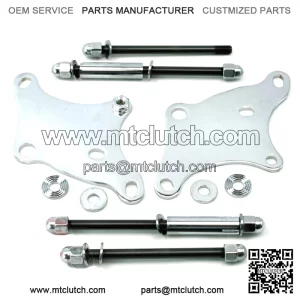 Chrome Lower Motor Mount Kit With Bolts Harley Ironhead Sportster 1952-1981 KH (For: Harley-Davidson)