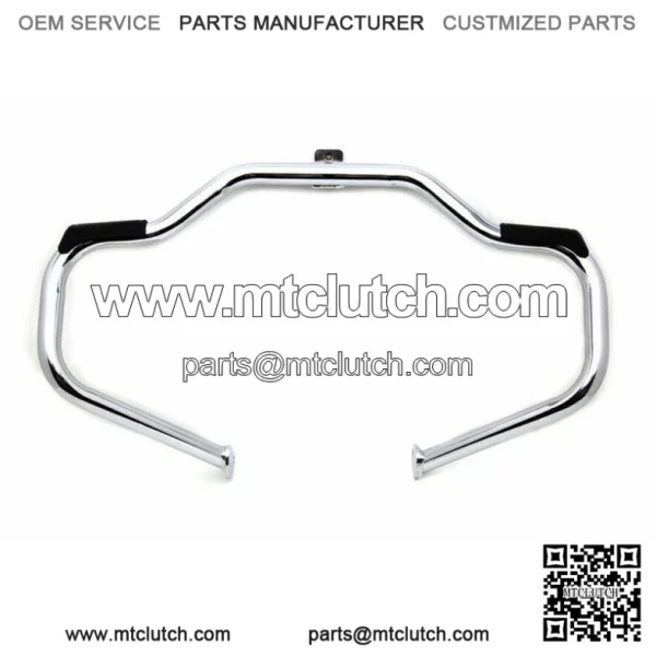 Chrome Mustache Bar Engine Front Crash Guard 1997-2008 Harley Touring Multi Fit (For: Harley-Davidson)