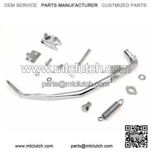 Chrome Jiffy Kickstand Leg Spring Hardware Kit Harley Dyna Wide Super Glide FXD (For: Harley-Davidson)