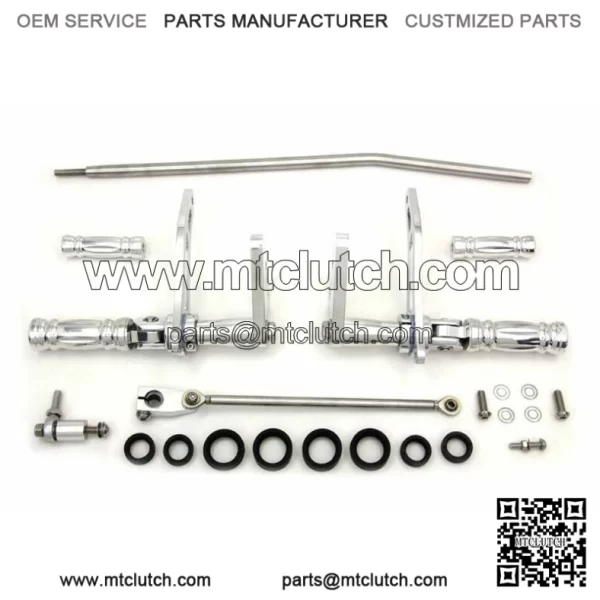 Billet Polished Forward Controls Control With Pegs Harley Dyna Lowrider FXD FXDL (For: Harley-Davidson)