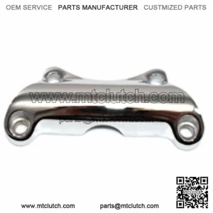 Chrome 1" Piece Handlebar Apehanger Apes Riser Top Clamp Harley Touring Bagger (For: Harley-Davidson)