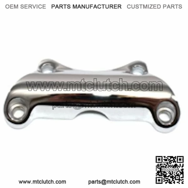 Chrome 1" Piece Handlebar Apehanger Apes Riser Top Clamp Harley Touring Bagger (For: Harley-Davidson)