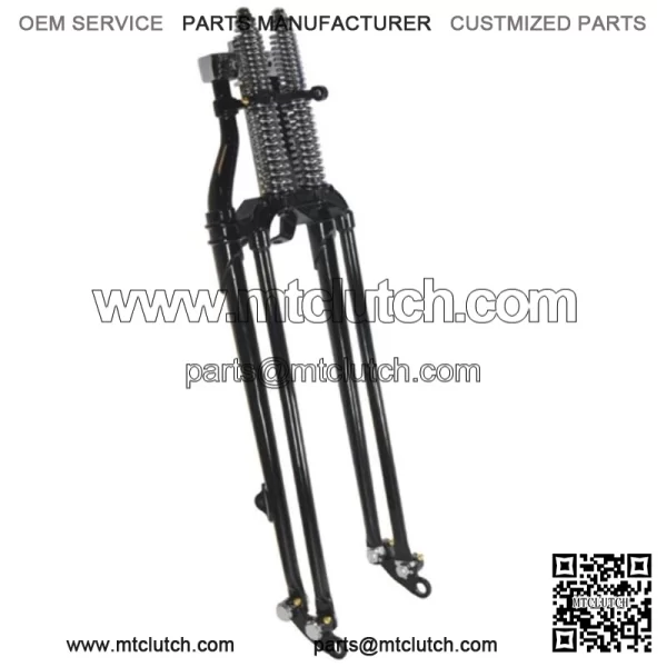 Antique Vintage Replica Black 26" 6" Over Stock Springer Fork Front End FXST (For: Harley-Davidson)