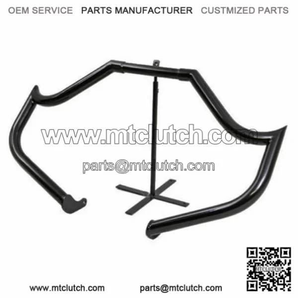 Bad Dad 975 Black Pointed Engine Crash Guard Bar Harley Softail FLST FLS 00-17 (For: Harley-Davidson)