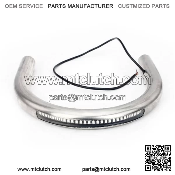 Cafe Racer Aluminum Seat Frame Loop With LED Light Brake Turn Light Signal - Image 3