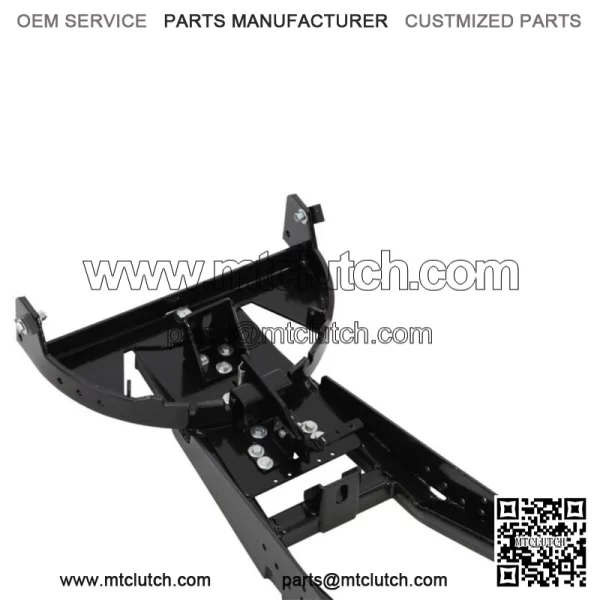 Black 72" Straight Blade Plow Kit For Can-Am Maverick X3 4x4 Turbo DPS 2017-2021 - Image 3