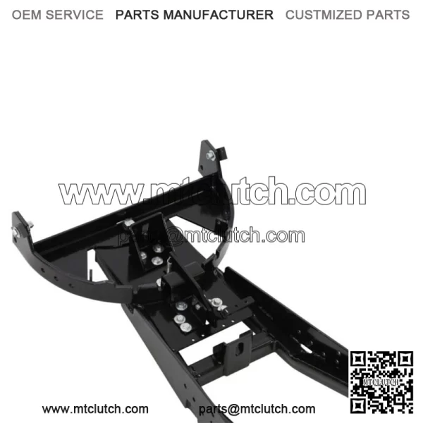 Black 72" Straight Blade UTV Snow Plow Kit For CF-Moto ZFORCE 800 2014-2020 - Image 3