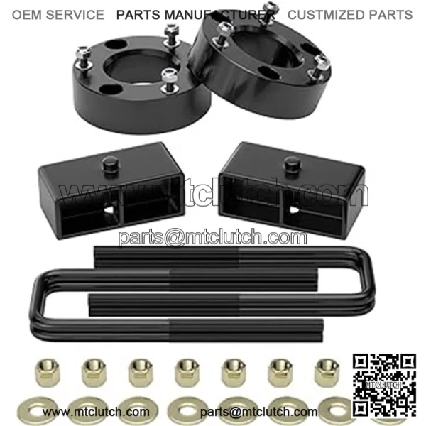 2.5" Front and 2" Rear Leveling Lift Kits for 2007-2023 Silverado Sierra 1500, 2.5inch Front Strut Spacers and 2inch Rear Lift Blocks with Extended U Bolts