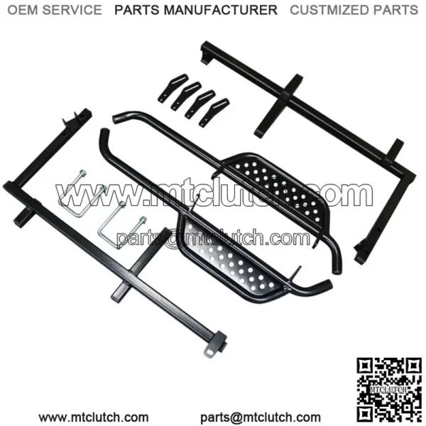 Heavy Duty Nerf Bars / Running Boards for EZGO RXV 2008+ Golf Cart Set of 2