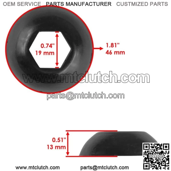 Front & Rear Strut Bottom Pivot Ball For Polaris Sportsman X2 570 2017-2021 For: Polaris Sportsman 570 - Image 3