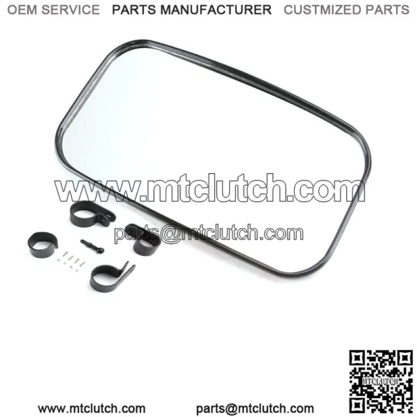 Black 1.75" Roll Bar UTV Rear View Mirrors For Polaris Polaris RZR XP Arctic Cat For: More than one vehicle - Image 2