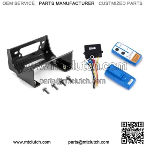 For UTV Kawasaki Teryx/4 750 800 Winch Mounting Plate W/ Winch Remote Control For: More than one vehicle