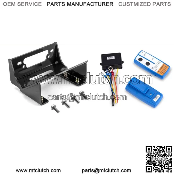 For UTV Kawasaki Teryx/4 750 800 Winch Mounting Plate W/ Winch Remote Control For: More than one vehicle