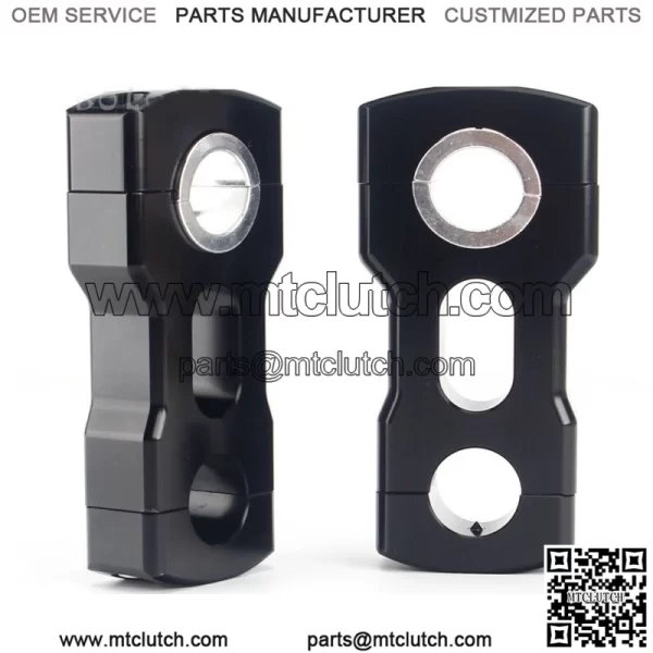 ATV Pivoting Handlebar Risers 3" for Polaris RZR Ranger Arctic 7/8" & 11/8" Bar Fits: Yamaha - Image 4