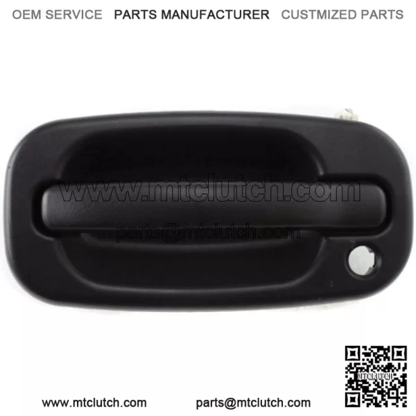 Exterior Door Handle For 99-2006 Chevrolet Silverado 1500 Front LH Black Plastic (For: More than one vehicle)