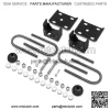 6" Drop Axle Flip Kit Lowering Kit For 88-98 Chevy Silverado C1500 W/Ubolt (For:  Silverado) - Image 3
