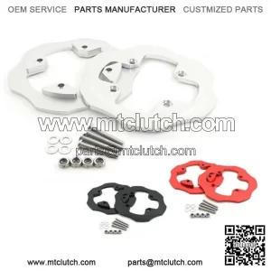 CNC Dual Sprocket Guard Chain Protectors For Honda TRX450ER TRX 450ER 2006-2014 For: Honda