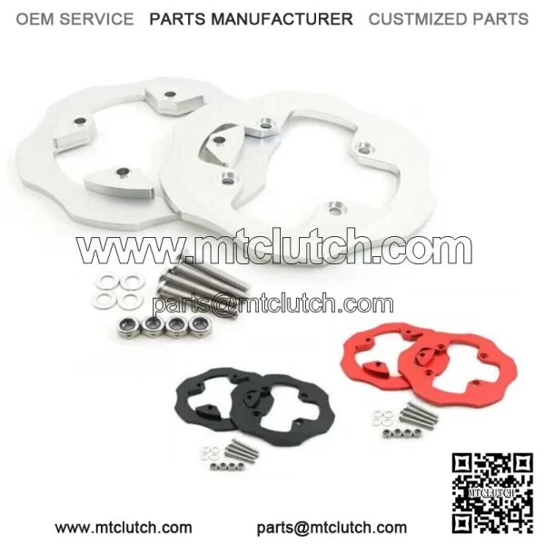 CNC Dual Sprocket Guard Chain Protectors For Honda TRX450ER TRX 450ER 2006-2014 For: Honda