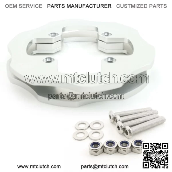 CNC Dual Sprocket Guard Chain Protectors For Honda TRX450ER TRX 450ER 2006-2014 For: Honda - Image 2