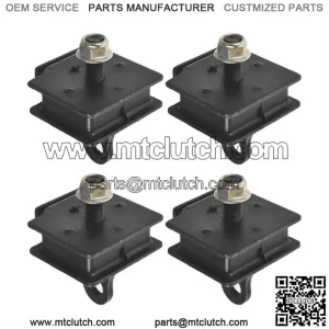 For 2004-2007 Yamaha  RHINO 660 BOTTOM & TOP ENGINE MOUNT RUBBER DAMPER KIT (Fits: Yamaha Rhino 660)