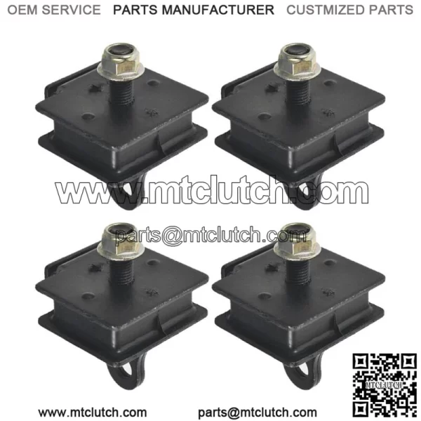 For 2004-2007 Yamaha  RHINO 660 BOTTOM & TOP ENGINE MOUNT RUBBER DAMPER KIT (Fits: Yamaha Rhino 660)