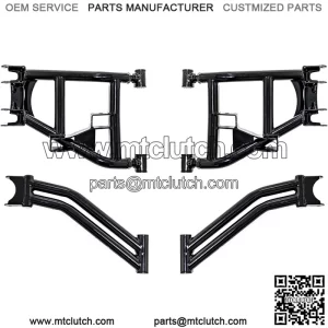 Rear A-Arms for 2019+ Can-Am Maverick Sport 1000/1000 DPS/ 1000R DPS/ 1000 DPS Max | UV-resistant Powder Coat Finish | Adjustable Pivot Blocks | Fit up to 34?? Tires with 1.5" Clearance